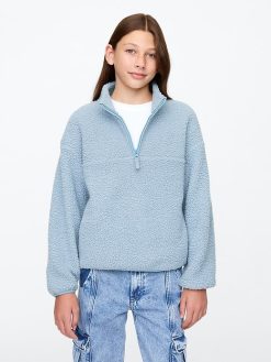 Kids Sherpa Half-Zip Pullover