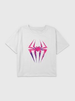 Kids SpiderMan Spiderverse Boxy Crop Tee