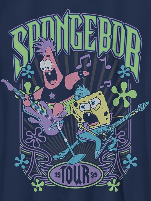Kids Spongebob Rock Tour Graphic Tee Kids Spongebob Rock Tour Graphic Tee