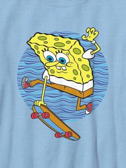 Kids Spongebob Skateboard Graphic Tee
