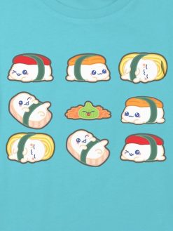 Kids Sushi Graphic Boxy Crop Tee