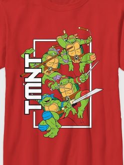 Kids Teenage Mutant Ninja Turtles Group Graphic Tee