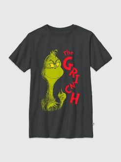 Kids The Grinch Vintage Graphic T-Shirt
