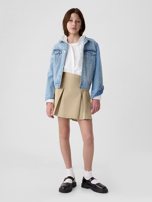 Kids Uniform Pleated Khaki Skort Kids Uniform Pleated Khaki Skort
