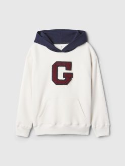 Kids Vintage Soft Varsity Hoodie