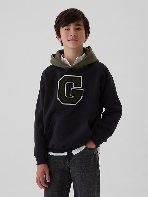 Kids Vintage Soft Varsity Hoodie Kids Vintage Soft Varsity Hoodie