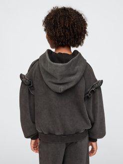 Kids Wicked Vintage Soft Ruffle Hoodie