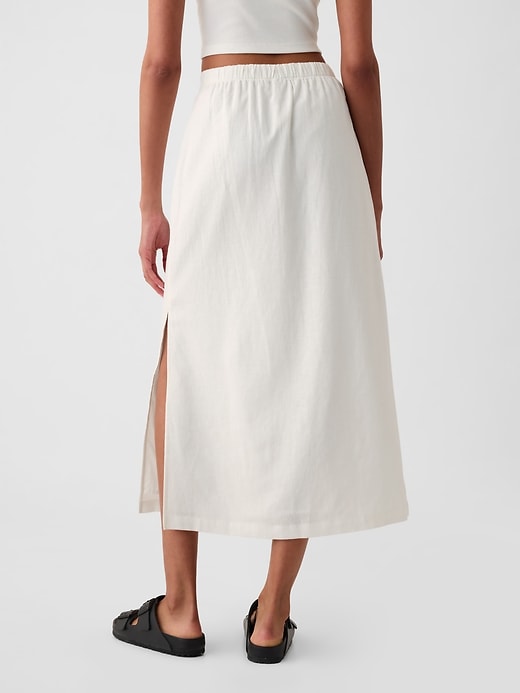 Linen-Blend Maxi Skirt Linen-Blend Maxi Skirt