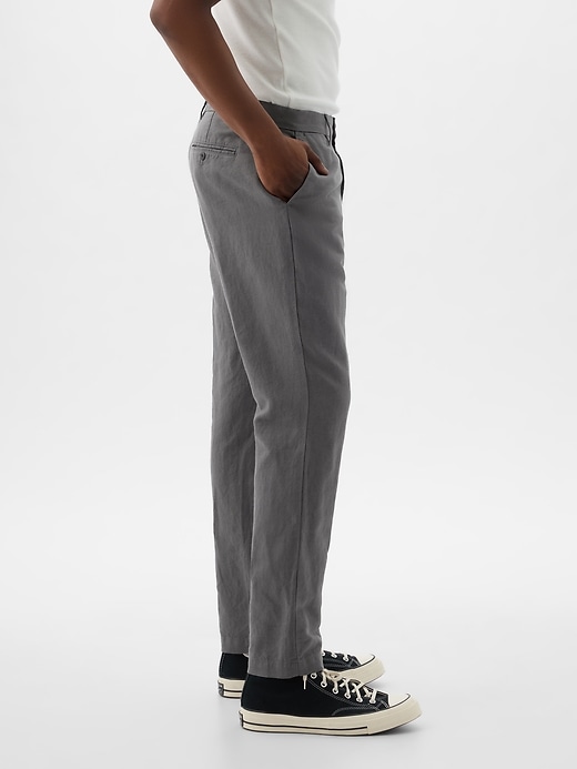 Linen-Cotton Trousers in Slim Fit Linen-Cotton Trousers in Slim Fit