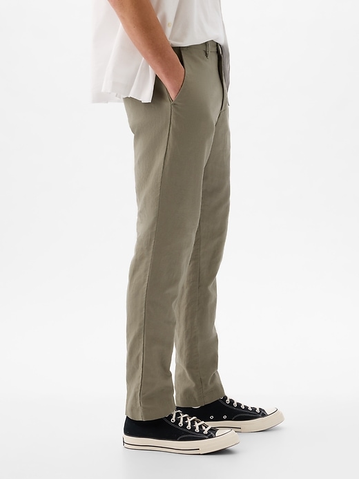 Linen-Cotton Trousers in Slim Fit Linen-Cotton Trousers in Slim Fit