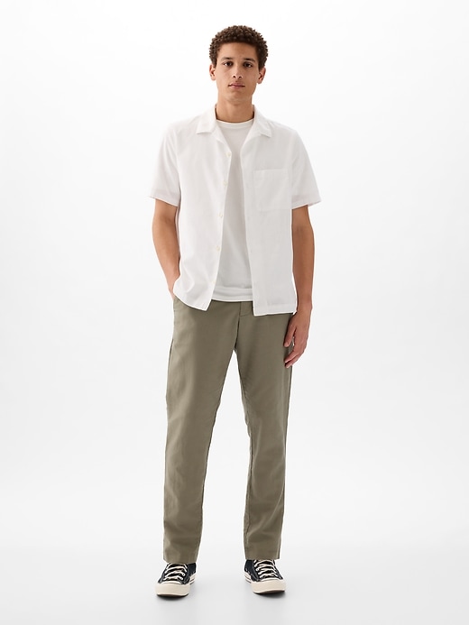 Linen-Cotton Trousers in Slim Fit Linen-Cotton Trousers in Slim Fit