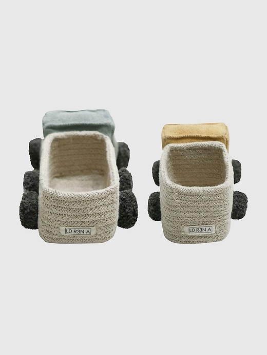 Lorena Canals Set Of Mini Truck Play Baskets Lorena Canals Set Of Mini Truck Play Baskets