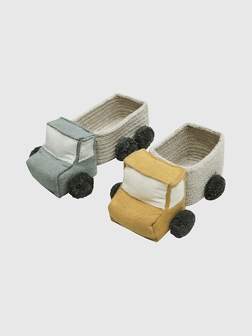 Lorena Canals Set Of Mini Truck Play Baskets Lorena Canals Set Of Mini Truck Play Baskets