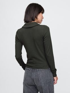 Modern Cropped Polo Shirt