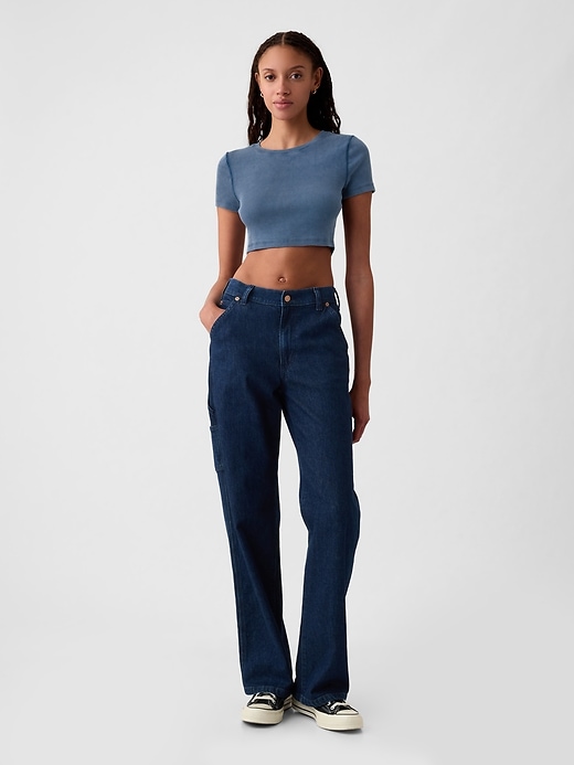 Modern Rib Cropped T-Shirt Modern Rib Cropped T-Shirt