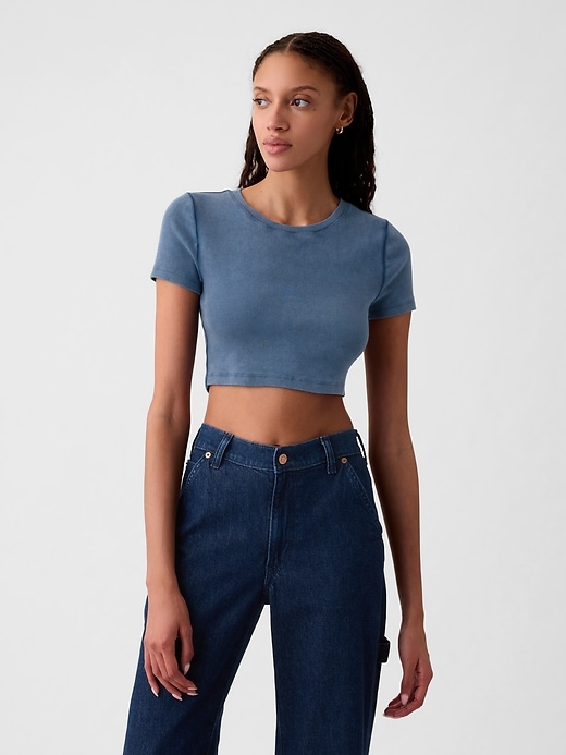 Modern Rib Cropped T-Shirt Modern Rib Cropped T-Shirt