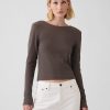 Modern Rib Cropped T-Shirt