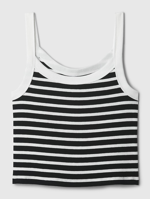 Modern Rib Cropped Tank Top Modern Rib Cropped Tank Top