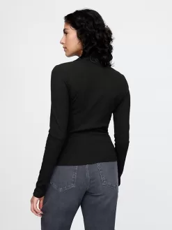 Modern Rib Half-Zip Pullover