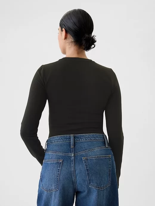 Modern T-Shirt Thong Bodysuit Modern T-Shirt Thong Bodysuit