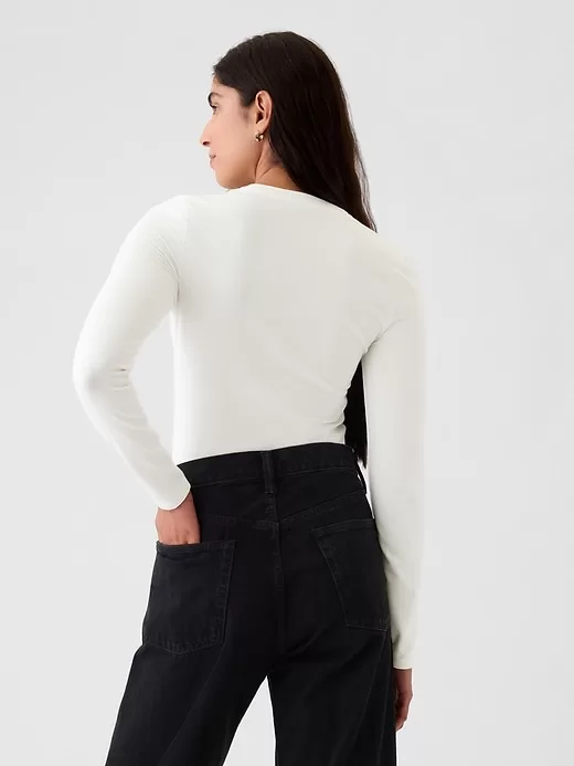 Modern T-Shirt Thong Bodysuit Modern T-Shirt Thong Bodysuit