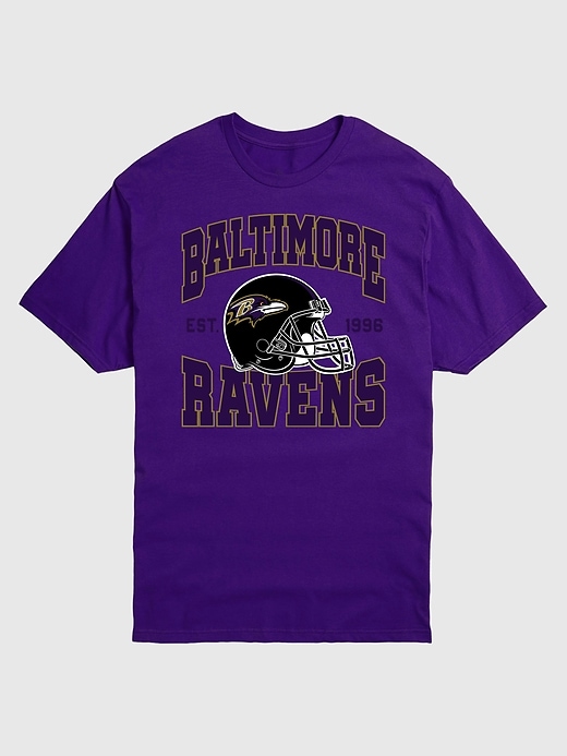 NFL Baltimore Ravens Helmet Graphic Tee NFL Baltimore Ravens Helmet Graphic Tee