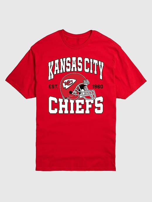 NFL Kansas City Chiefs Helmet Graphic Tee NFL Kansas City Chiefs Helmet Graphic Tee