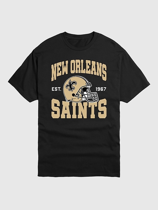 NFL New Orleans Saints Helmet Graphic Tee NFL New Orleans Saints Helmet Graphic Tee