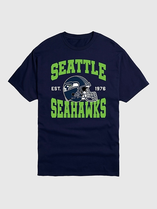 NFL Seattle Seahawks Helmet Graphic Tee NFL Seattle Seahawks Helmet Graphic Tee