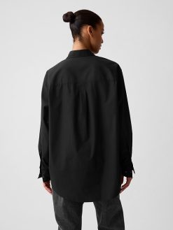 Organic Cotton Poplin Big Shirt