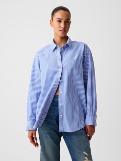 Organic Cotton Poplin Big Shirt