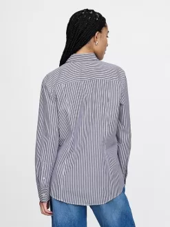 Organic Cotton Poplin Long Shirt