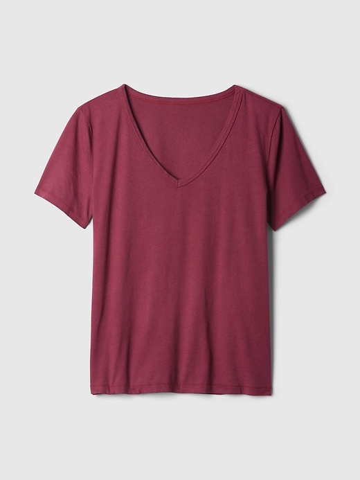 Organic Cotton Vintage V-Neck T-Shirt Organic Cotton Vintage V-Neck T-Shirt