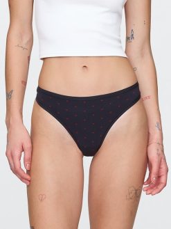 Organic Stretch Cotton Thong