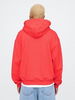 Oversized Chenille Logo Hoodie