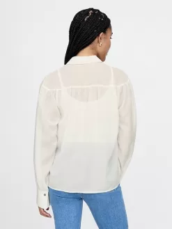 Oversized Sheer Shirt
