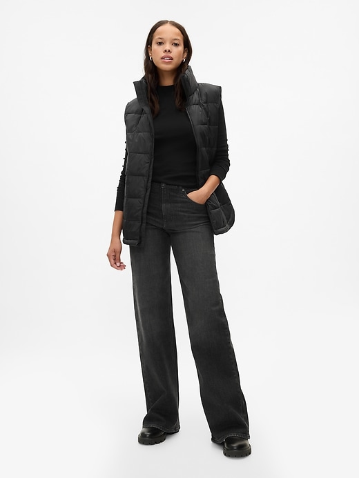 Recycled Lightweight Quilted Puff Vest Recycled Lightweight Quilted Puff Vest