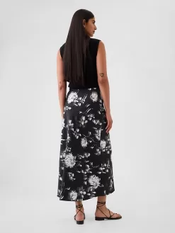 Satin Maxi Skirt