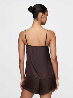 Satin PJ Cami