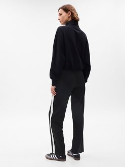 Seamed Straight Leg Track Pants