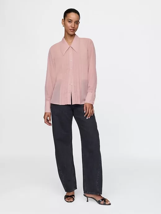 Sheer Classic Tuxedo Shirt Sheer Classic Tuxedo Shirt