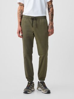 Slim Canvas Joggers