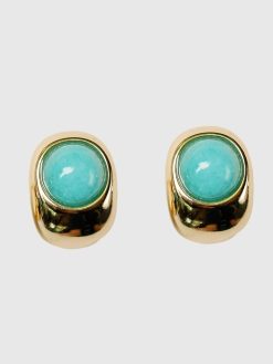 St. Armands Turquoise Huggie Mini Hoop Earrings