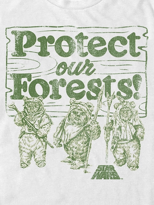Star Wars Protect Our Forests Graphic Tee Star Wars Protect Our Forests Graphic Tee