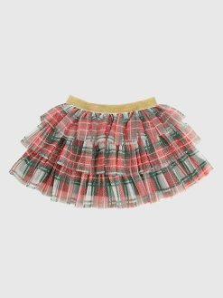 Sweet Wink Holiday Plaid Tiered Tutu