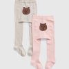 Toddler Bear Tights (2-Pack)