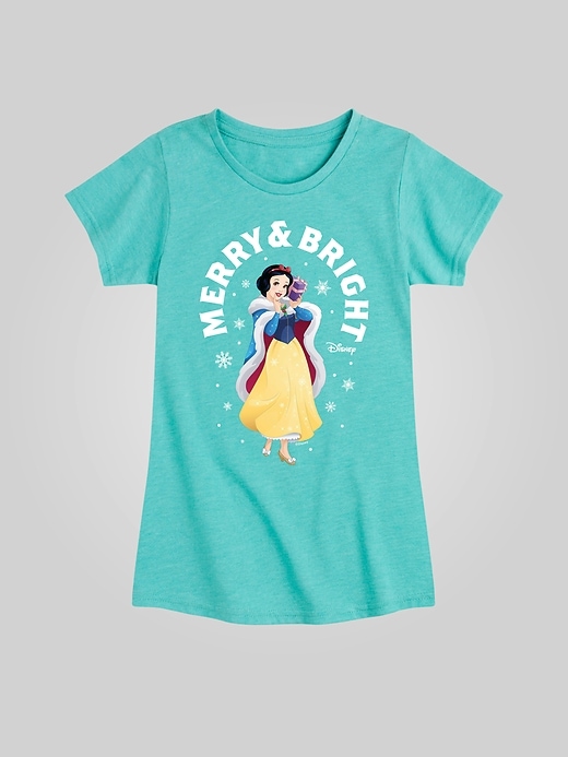 Toddler Disney Princess Merry and Bright Snow White Fitted Short Sleeve Graphic Tee Toddler Disney Princess Merry and Bright Snow White Fitted Short Sleeve Graphic Tee