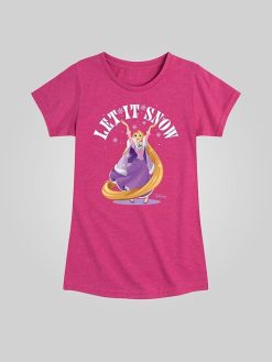 Toddler Disney Princess Rapunzel Let It Snow Fitted Short Sleeve Graphic Tee