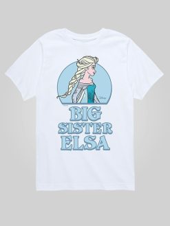 Toddler Frozen Big Sister Elsa Short Sleeve Graphic Tee