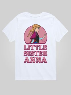 Toddler Frozen Little Sister Anna Short Sleeve Graphic Tee